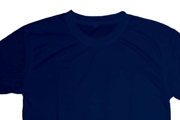 Men Round Neck Lycra T-shirt Dark Blue-MTS2000106