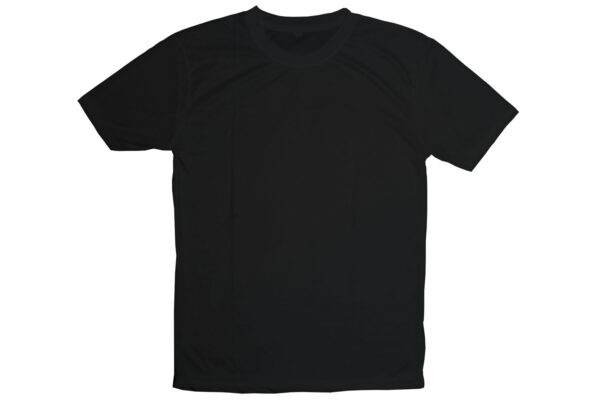 Men Round Neck Lycra T-shirt Black-MTS2000109