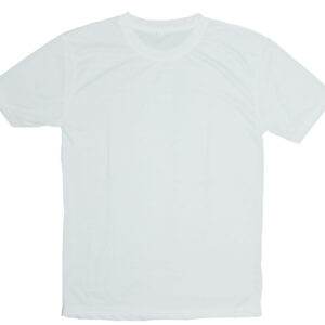 Men Round Neck Lycra T-shirt White-MTS2000112